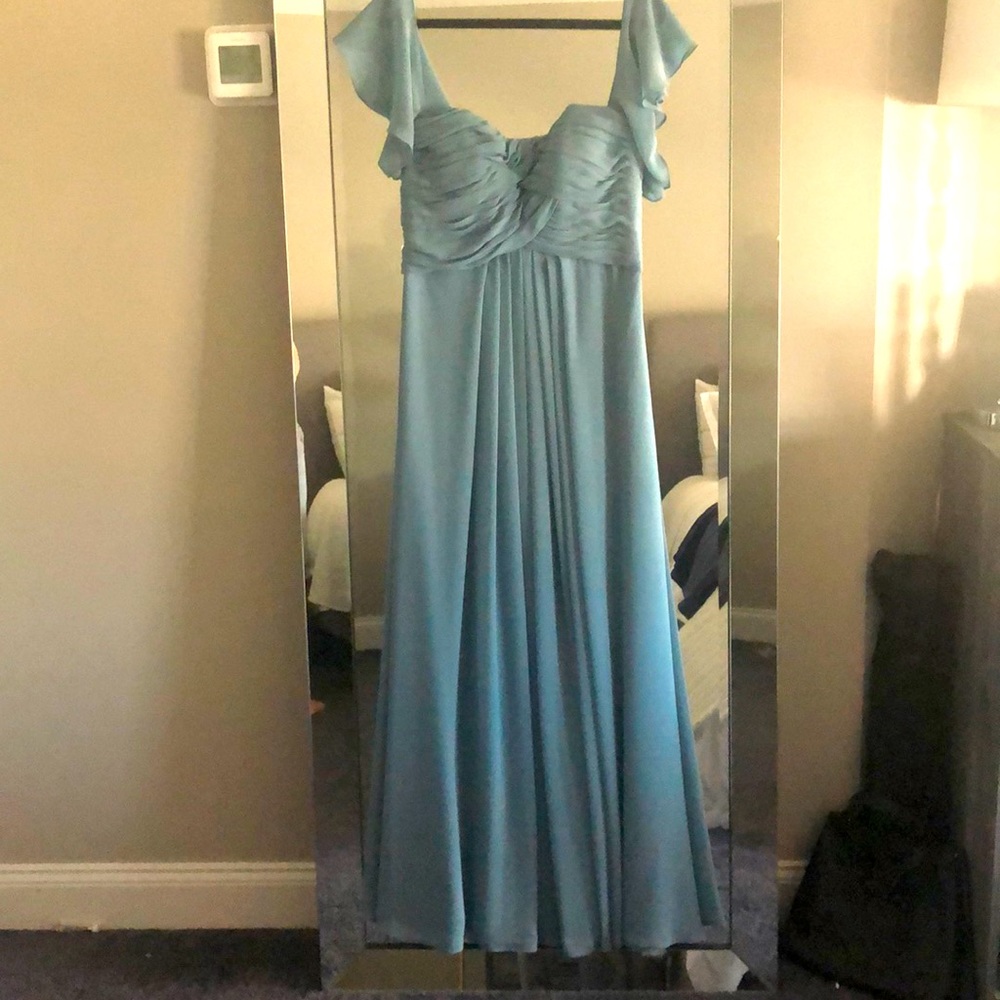 Bridesmaid dress size 12 color Deep sea
